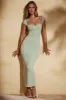 Sweetheart Neckline Maxi Dress in Sage Green sold by Oh Polly