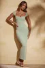 Sweetheart Neckline Maxi Dress in Sage Green sold by Oh Polly