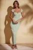 Sweetheart Neckline Maxi Dress in Sage Green sold by Oh Polly