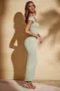 Sweetheart Neckline Maxi Dress in Sage Green sold by Oh Polly