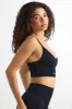 Super Sculpt Seamless Scoop-Neck Sports Bra in Black sold by Oh Polly
