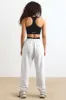 Petite Mid-Rise Joggers in Heather Grey sold by Oh Polly