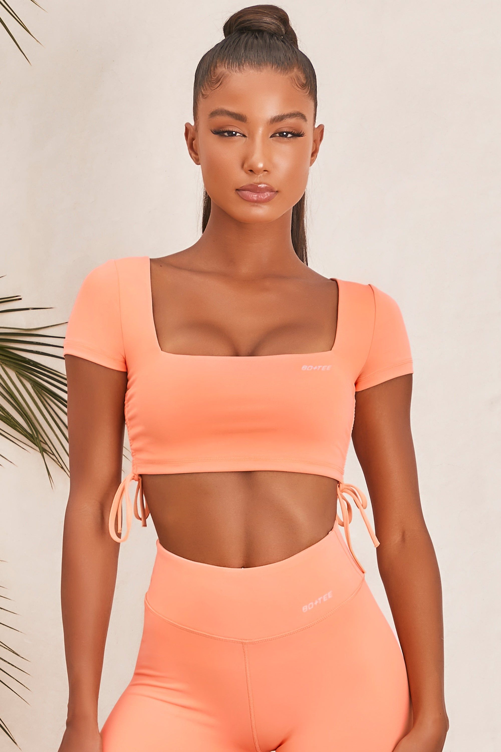 Ambition Slinky Crop Top in Orange sold by Oh Polly product image thumbnail 5