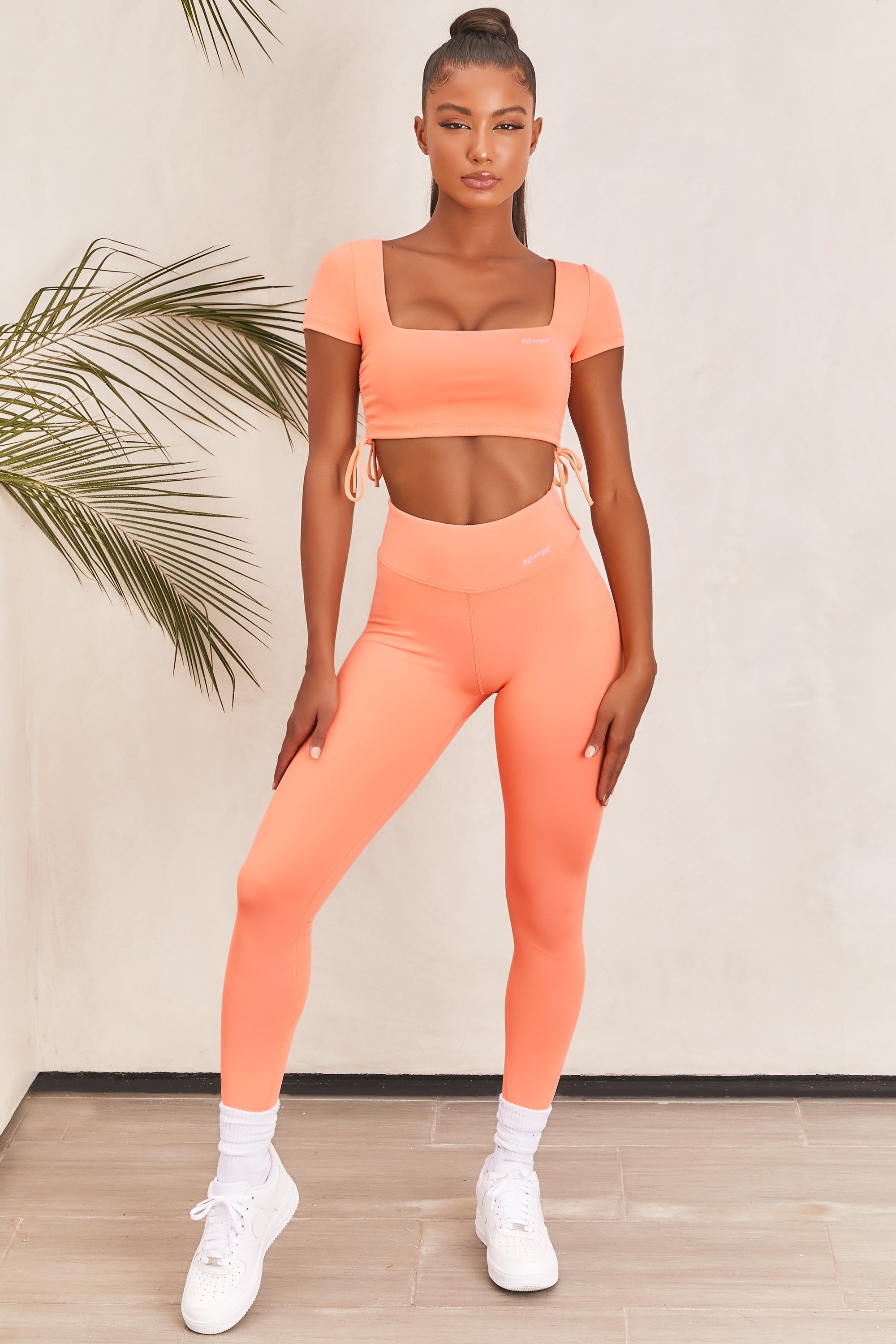 Ambition Slinky Crop Top in Orange sold by Oh Polly product image thumbnail 3