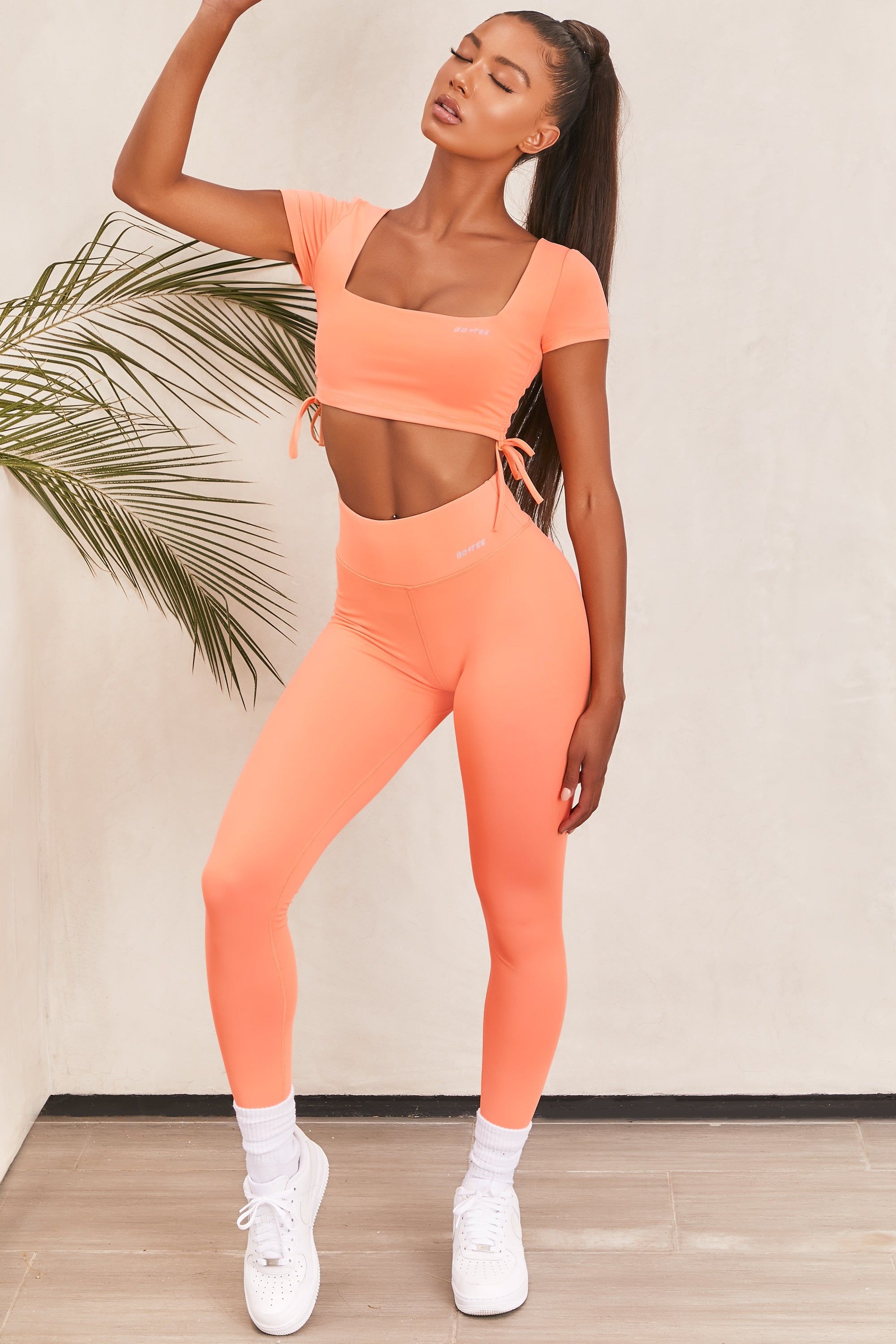 Ambition Slinky Crop Top in Orange sold by Oh Polly product image thumbnail 4