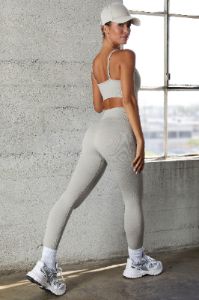 Seamless Full Length Leggings in Grey sold by Oh Polly