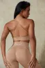 Low Back Define Luxe Sports Bra in Warm Taupe sold by Oh Polly