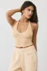 Modal Rib V Neck Tank Top in Cashmere sold by Oh Polly