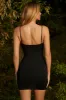 Underwired Mini Dress in Black sold by Oh Polly
