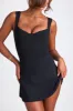 Modal Sweetheart-Neck Top in Black sold by Oh Polly