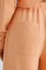 Straight-Leg Joggers in Peach sold by Oh Polly