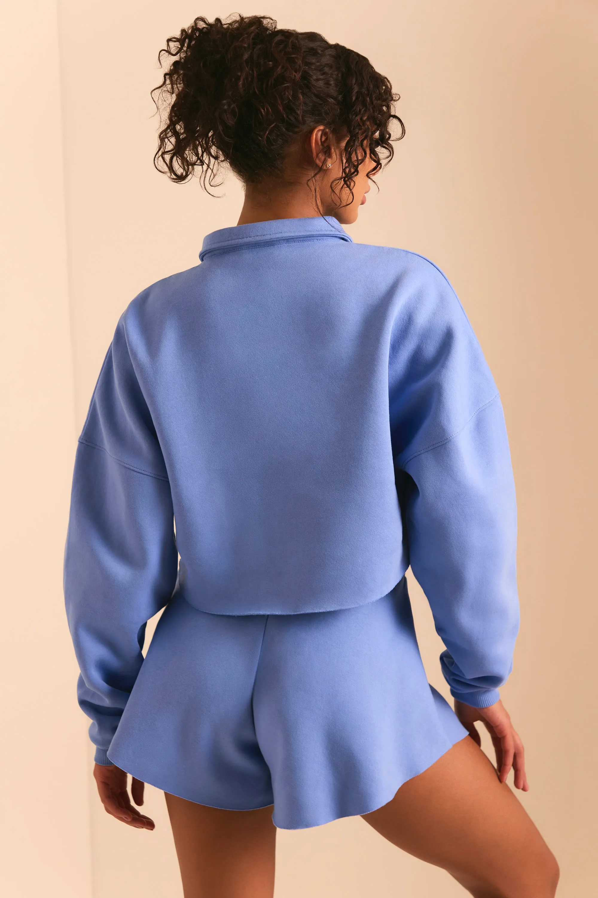 Half Zip Sweater in Cerulean Blue sold by Oh Polly product image thumbnail 2