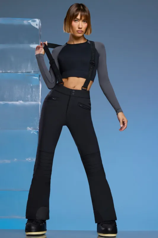 Fleece Lined Ski Pants in Black sold by Oh Polly