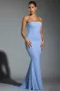 Embellished Corset Gown in Blue sold by Oh Polly