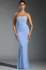Embellished Corset Gown in Blue sold by Oh Polly