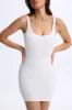 Low-Back Bodycon Mini Dress in White sold by Oh Polly