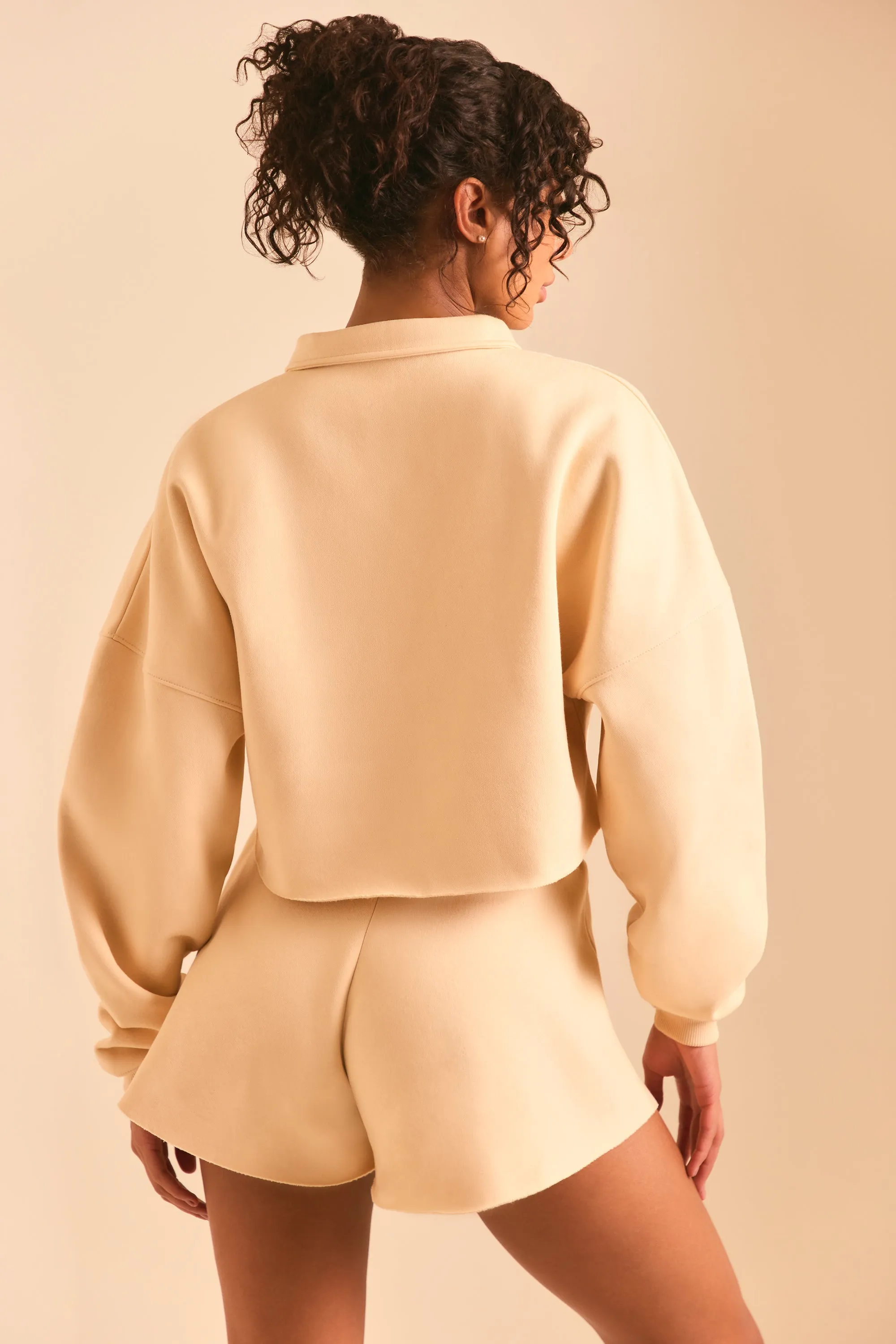 Half Zip Sweater in Sand sold by Oh Polly product image thumbnail 2