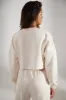 Cropped Oversized Sweatshirt in Heather Oat sold by Oh Polly