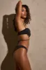 Multi-Strap Underwired Bikini Top in Black sold by Oh Polly