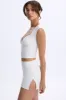 Ruched Cap-Sleeve Top in White sold by Oh Polly