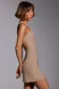 Embellished A-Line Mini Dress in Gold sold by Oh Polly