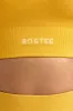 Define Luxe Halterneck Sports Bra in Golden Yellow sold by Oh Polly
