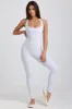 Tall Ribbed Modal Lace-Trim Jumpsuit in Grey sold by Oh Polly