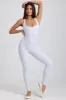 Tall Ribbed Modal Lace-Trim Jumpsuit in Grey sold by Oh Polly