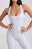 Tall Ribbed Modal Lace-Trim Jumpsuit in Grey sold by Oh Polly