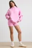 Oversized Hoodie in Bubblegum Pink sold by Oh Polly