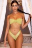 Bandeau Bikini Top in Green sold by Oh Polly