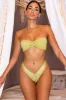 Bandeau Bikini Top in Green sold by Oh Polly