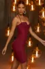 Corset Mini Dress in Red sold by Oh Polly