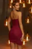 Corset Mini Dress in Red sold by Oh Polly