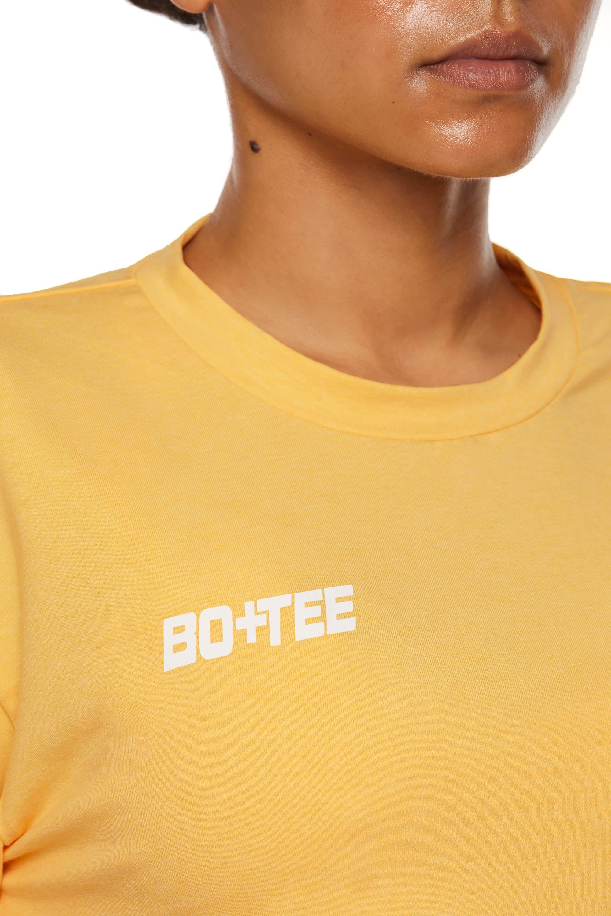 Raw Hem Crop T-Shirt in Yellow sold by Oh Polly product image thumbnail 4