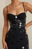 Embellished Corset Mini Dress in Black sold by Oh Polly