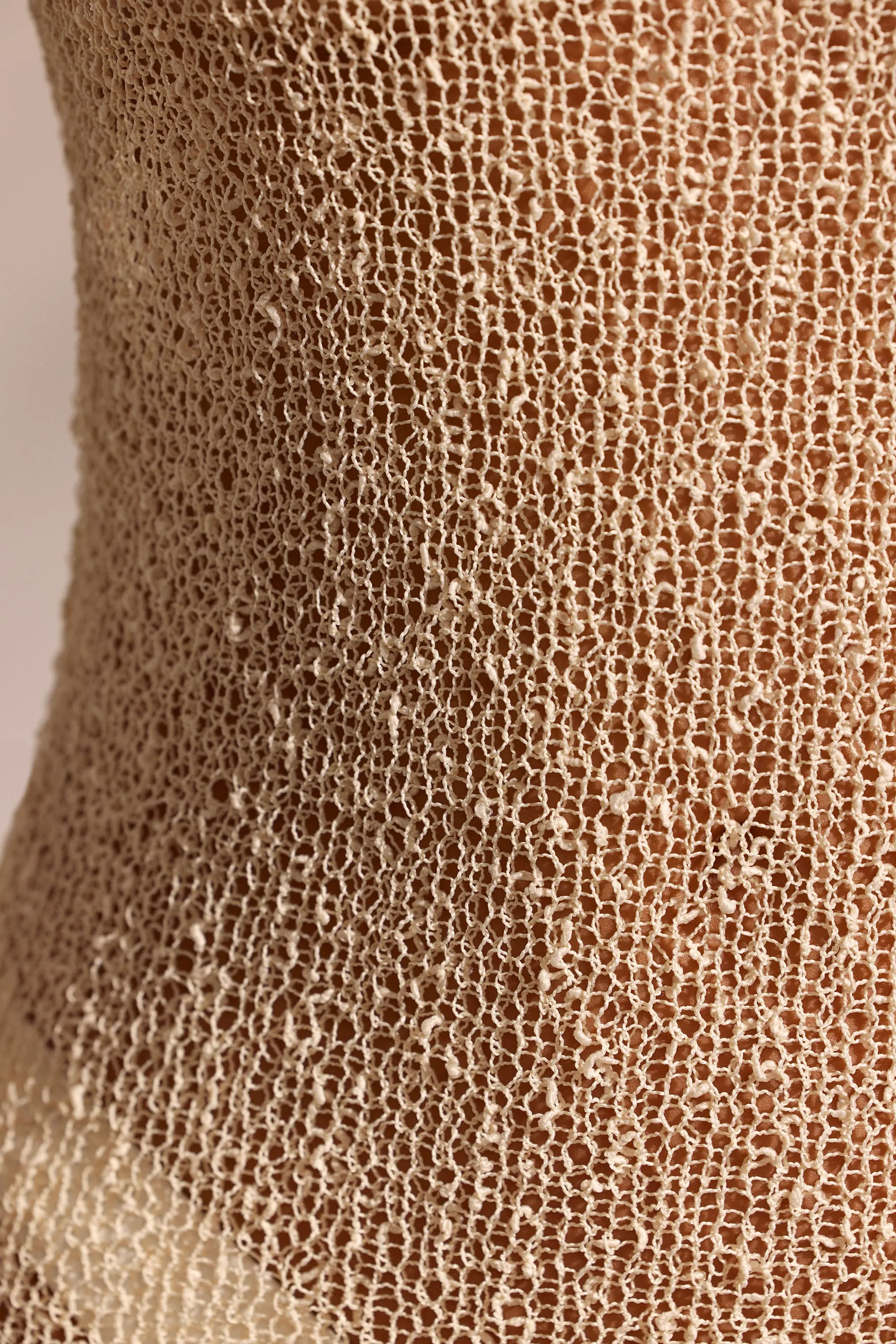 Crochet Knit Beach Midi Dress in White sold by Oh Polly product image thumbnail 4