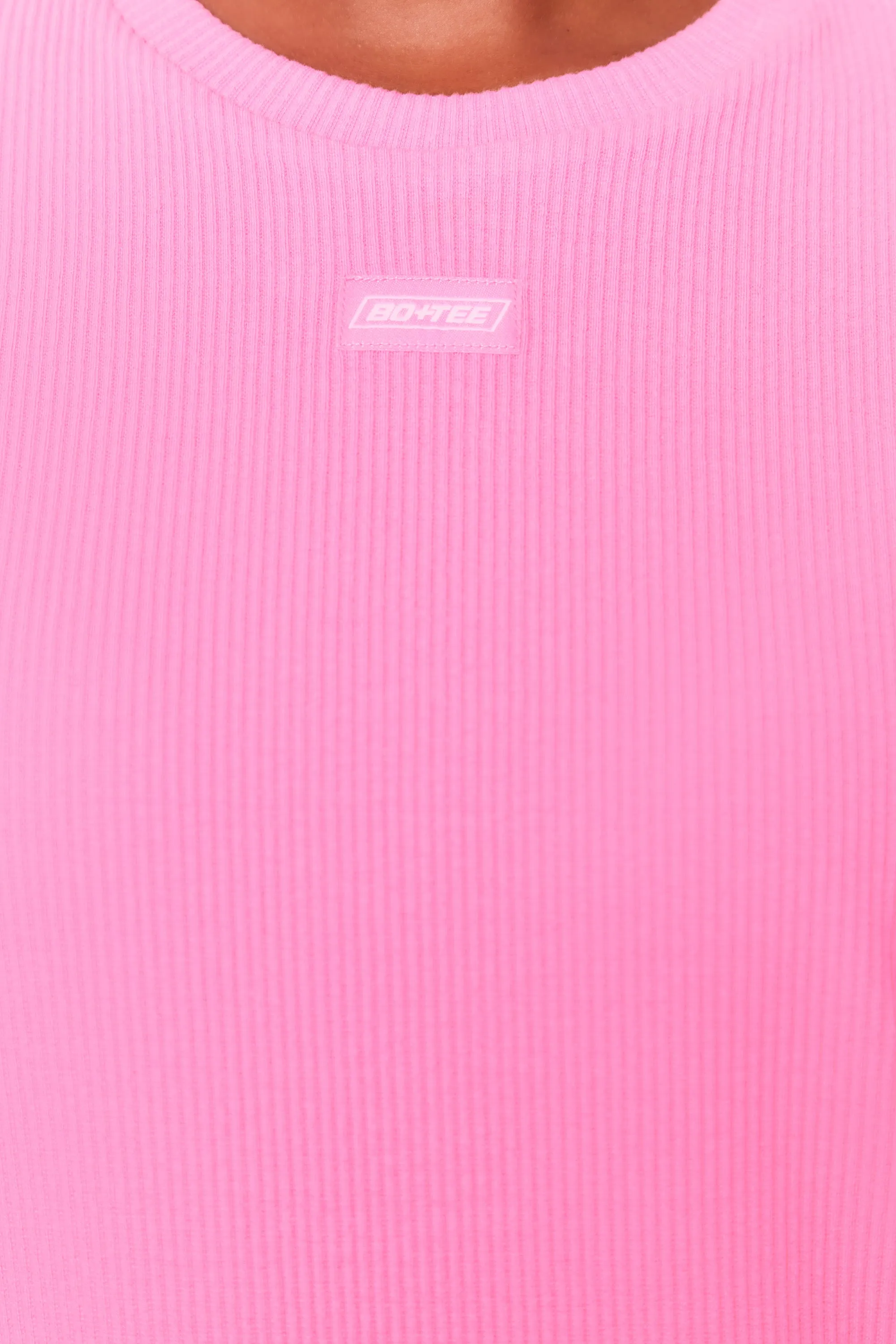 Take It Easy Ribbed Oversized T-Shirt in Candy Pink sold by Oh Polly product image thumbnail 4