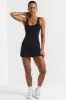Scoop Neckline Tennis Dress in Black sold by Oh Polly