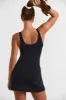 Scoop Neckline Tennis Dress in Black sold by Oh Polly