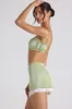 Layered Mid-Rise Mini Skirt in Spring Green sold by Oh Polly