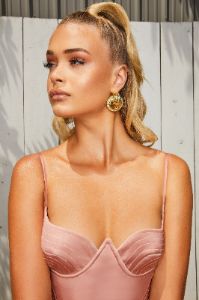 1988 18k Gold Plated Hoop Earrings sold by Oh Polly