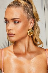 1988 18k Gold Plated Hoop Earrings sold by Oh Polly