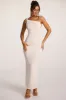 Textured Jersey Backless Maxi Dress in Ivory sold by Oh Polly