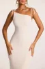 Textured Jersey Backless Maxi Dress in Ivory sold by Oh Polly