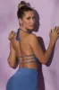 Cowl Neck Halter Neck Top in Navy sold by Oh Polly