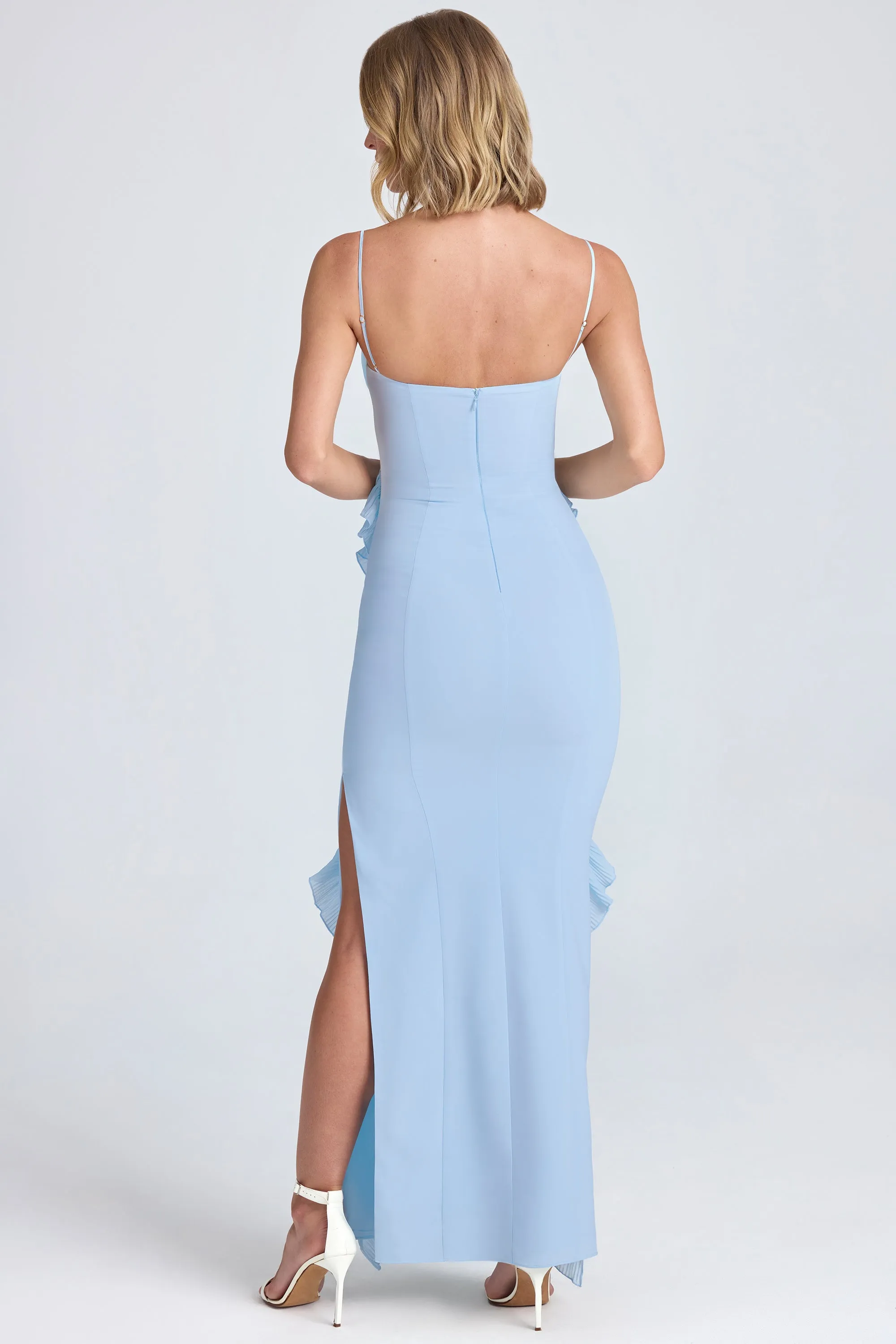 black sexy maxi dress Sexy Cut-Out Atria Long Black Formal Dress