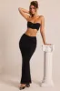 Embellished Mid-Rise Maxi Skirt in Black sold by Oh Polly