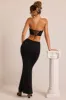 Embellished Mid-Rise Maxi Skirt in Black sold by Oh Polly
