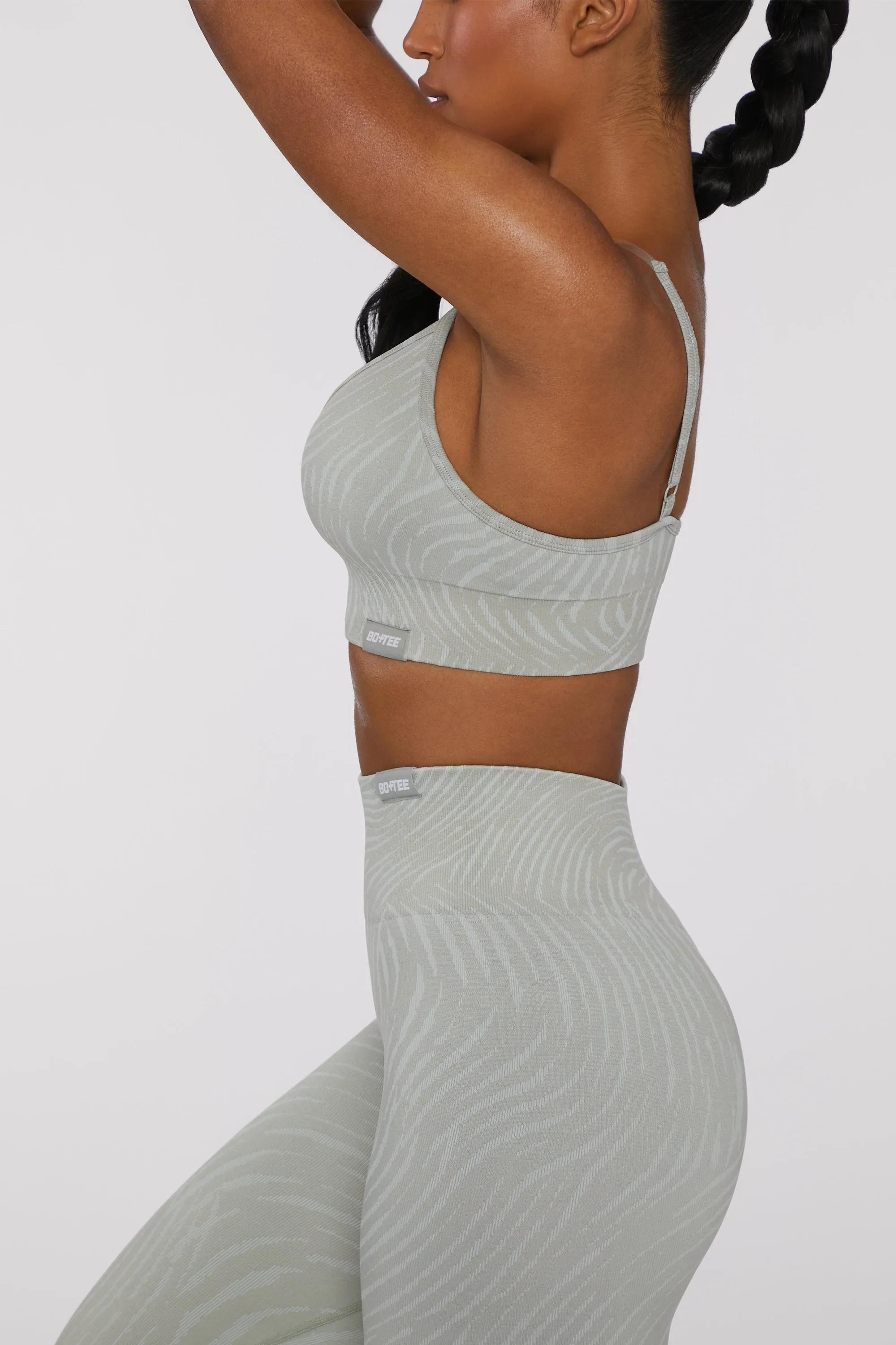 Sports Bra in Sage sold by Oh Polly product image thumbnail 4